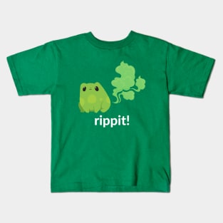 Rippit! A farting frog design Kids T-Shirt